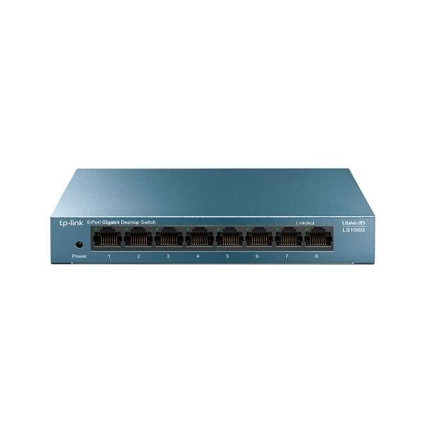 TP-Link LS108G Switch 8x1000Mbps Fémházas