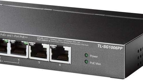 TP-Link TL-SG1006PP Gigabit PoE++ Switch