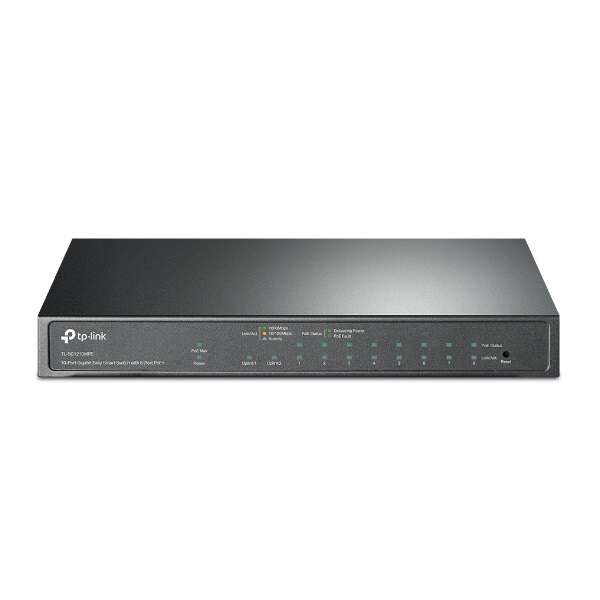 TP-Link TL-SG1210MPE Switch 9x1000Mbps (8xPOE+) + 1xGigabit kombó...