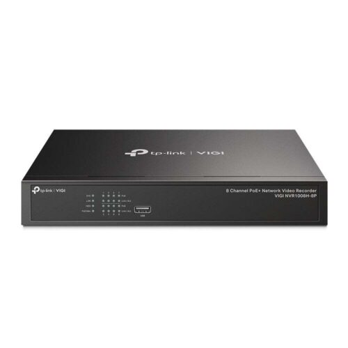 TP-Link VIGI NVR1008H-8P VIGI 8 Channel PoE+ Ne2rk Video Recorder...