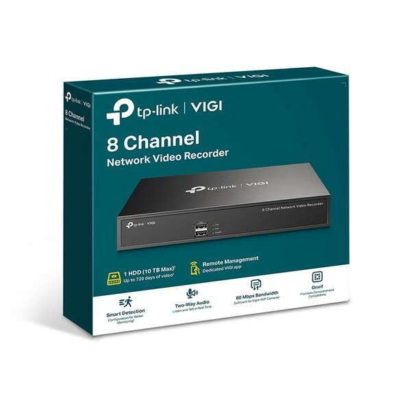 TP-Link VIGI NVR1008H VIGI 8 Channel Network Video Recorder VIGI...
