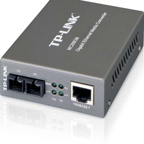 Tp-LinkMC200CM  Optikai Media konverter 1000(réz)-1000FX(SC) Multi mód