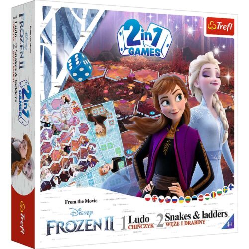 Trefl Frozen 2 Társasjáték - Kígyók és létrák