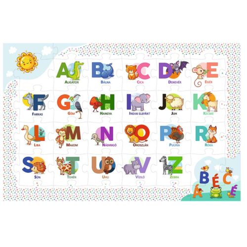 Trefl oktató Puzzle - Ábécé 34db