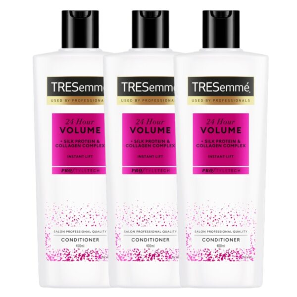 TRESemmé 24H Volume Hajbalzsam vékony szálú hajra 3x400ml