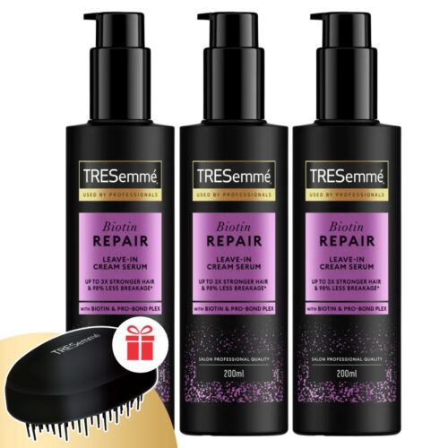 TRESemmé Biotin Repair kiöblítés nélküli Hajpakolás 3x200ml + Ajá...