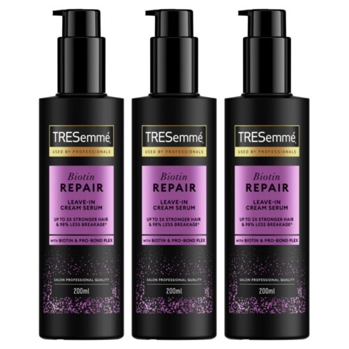 TRESemmé Biotin Repair kiöblítés nélküli Hajpakolás 3x200ml
