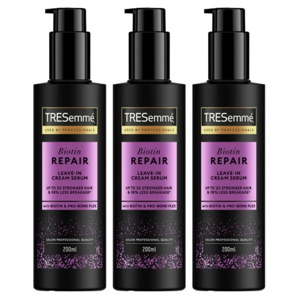 TRESemmé Biotin Repair kiöblítés nélküli Hajpakolás 3x200ml