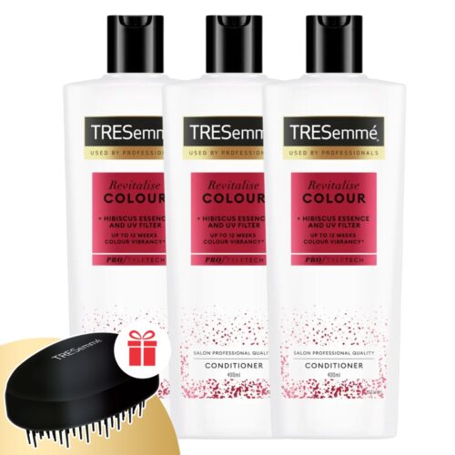 TRESemmé Color Revitalize Hajbalzsam festett hajra 3x400ml + Aján...