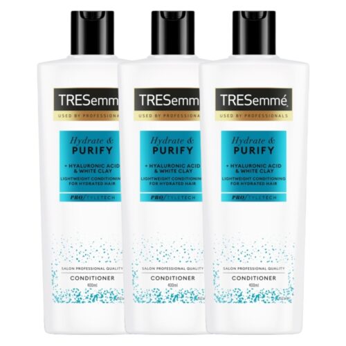 TREsemmé Hydrate & Purify Hajbalzsam zsíros hajra 3x400ml