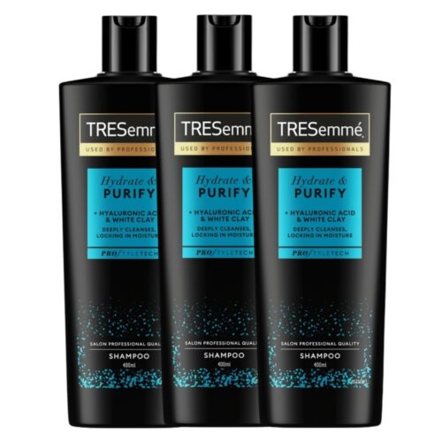 TRESemmé Hydrate & Purify Sampon zsíros hajra 3x400ml