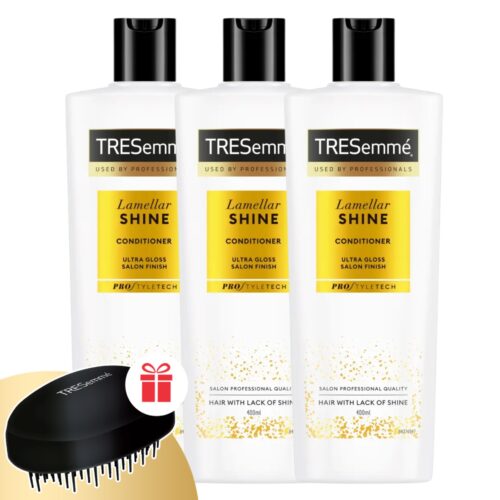 TRESemmé Lamellar Shine Hajbalzsam a fényes hajért 3x400ml + Aján...
