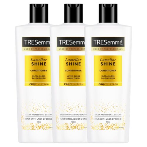 TRESemmé Lamellar Shine Hajbalzsam a fényes hajért 3x400ml