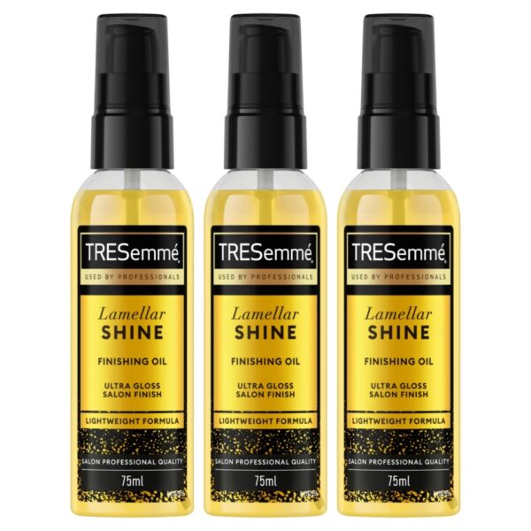TRESemmé Lamellar Shine Hajvégápoló olaj a fényes hajért 3x75ml