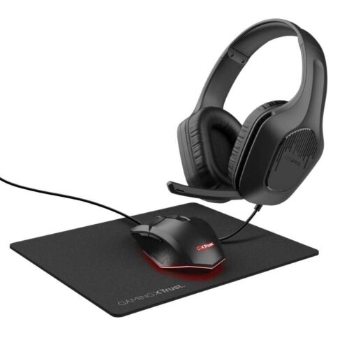 Trust GXT 790 3in1 Gaming Headset - Fekete + Egér/Egérpad