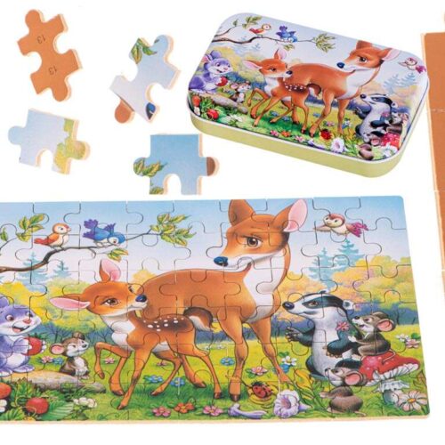 Tündérmese Puzzle dobozban - Őzike 60db