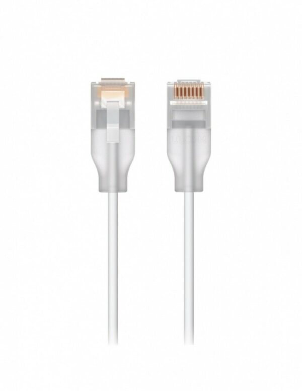 Ubiquiti UACC-Cable-Patch-EL-0.3M-W hálózati kábel Áttetsző