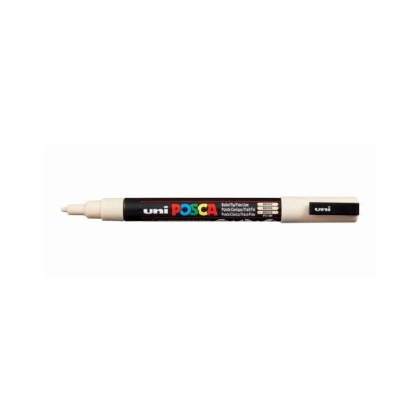 Uni posca marker pen pc-3m fine - beige 2UPC3MBEZS