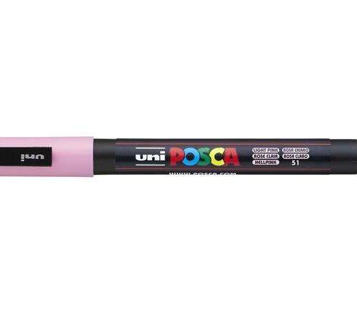 Uni posca marker pen pc-3m fine - light pink 2UPC3MVR