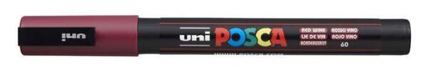 UNI Posca PC-3M Dekormarker - Vörösbor - 0