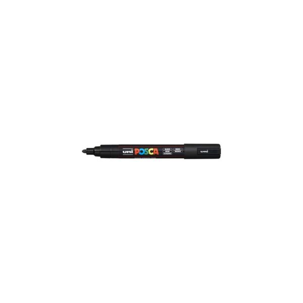 UNI Posca PC-5M Fekete Dekormarker - 1