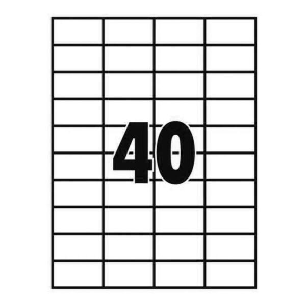 Univerzális Címkék - 4000 db - 48