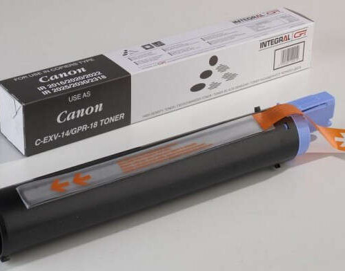 Utángyártott CANON CEXV14 IR2016 Toner Bk. 8300 oldal kapacitás INTEGRAL