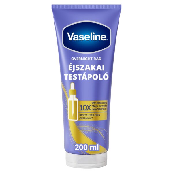 Vaseline Overnight Radiance szérumos Testápoló 200ml