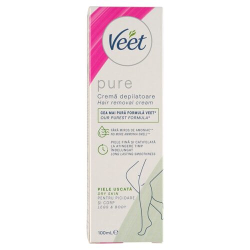 Veet Silk&Fresh liliom illatú Szőrtelenítő krém száraz bőrre 100ml