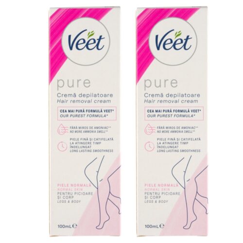 Veet Silk&Fresh Szőrtelenítő krém normál bőrre 2x100ml