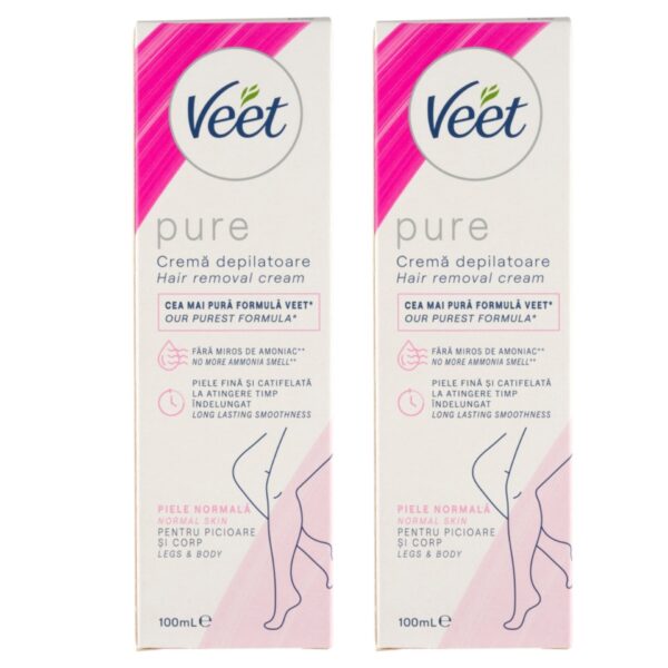 Veet Silk&Fresh Szőrtelenítő krém normál bőrre 2x100ml