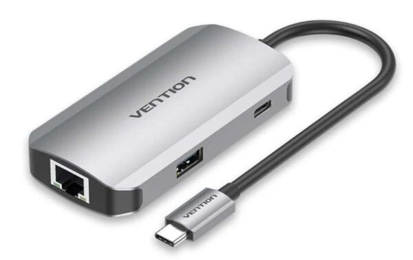 Vention USB-C -> USB3.0x3/RJ45/PD  (0