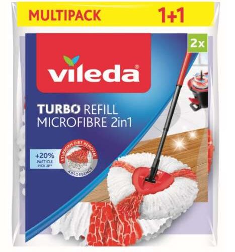 Vileda turbo 2in1 multipack Utántöltő - fehér-piros