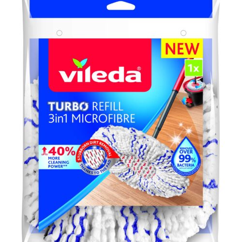 Vileda Turbo 3in1 Utántöltő - kék-fehér