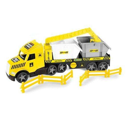 Wader Magic Truck Technic - Világító kamion konténerekkel 80cm
