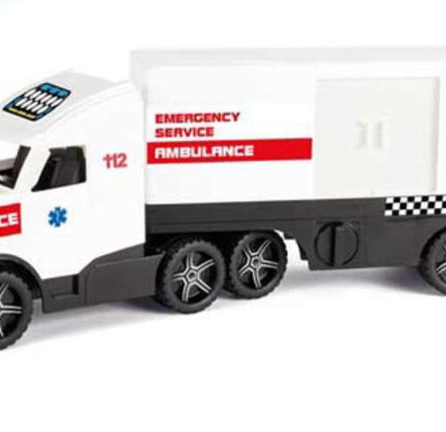 Wader Magic Truck - Világító mentőkamion 80cm