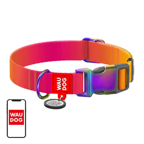 Waudog gradiens nejlon nyakörv QR kóddal