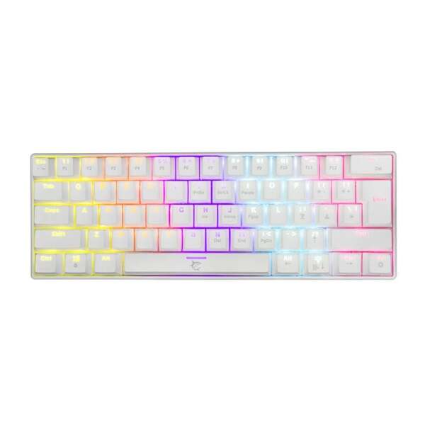 White Shark GK-2022W/BL-HU SHINOBI Outemu Blue Gaming billentyűzet fehér
