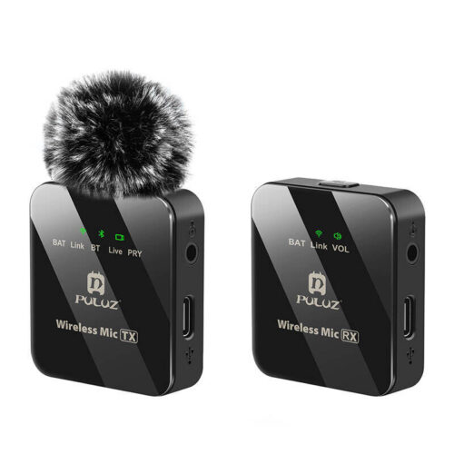 Wireless Lavalier Microphone PULUZ 1 TX + 1 RX (PU3153B)