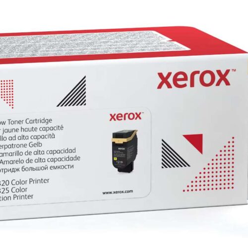 Xerox C325 toner Yellow 5500 oldalra