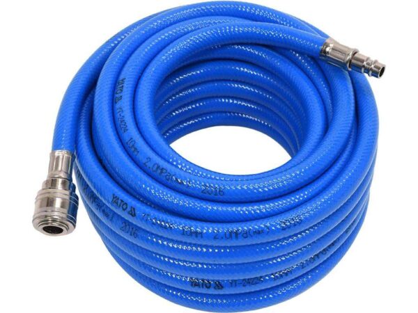 YATO Pneumatikus tömlő gyorscsatlakozóval 10 mmx10 m