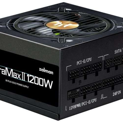 Zalman 1200W ZM1200 TeraMax II Tápegység - Fekete
