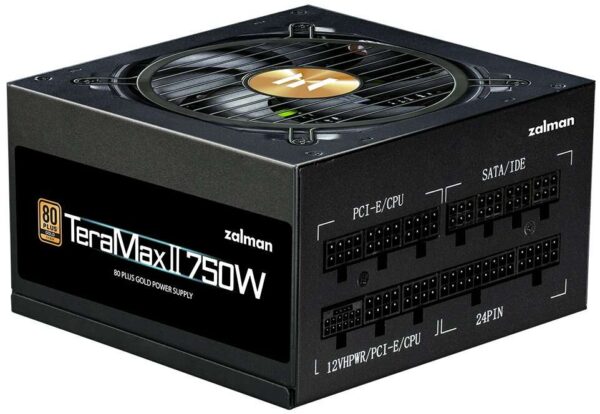 Zalman 750W TeraMax II 80+ Gold Tápegység - Fekete