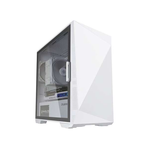 Zalman Ház Mini ATX Z1 ICEBERG WHITE Tápegység nélkül