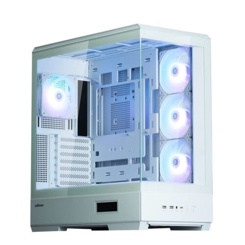 Zalman P50 DS White Midi Tower Fehér PC számítógép ház
