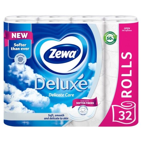 Zewa Deluxe Delicate Care 3 rétegű Toalettpapír 32 tekercs