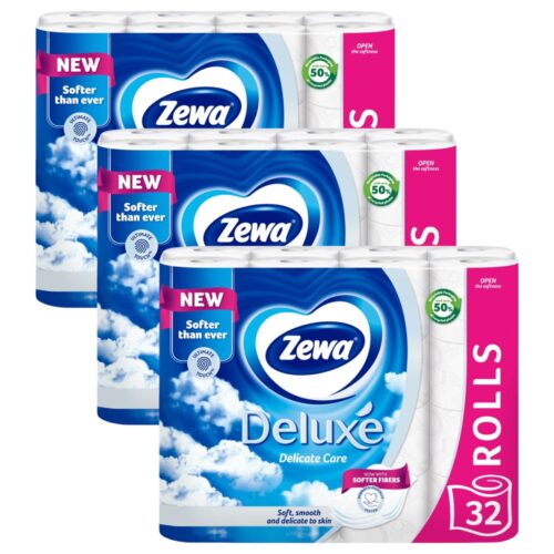 Zewa Deluxe Delicate Care 3 rétegű Toalettpapír 3x32 tekercs