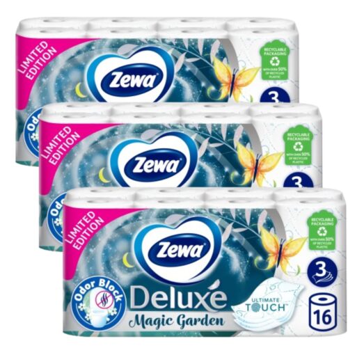 Zewa Deluxe Magic Garden 3 rétegű Toalettpapír - Limited Edition...