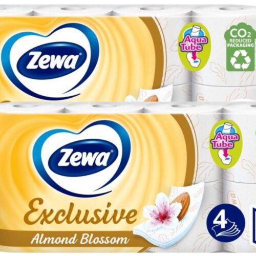 Zewa Exclusive Almond Blossom 4 rétegű Toalettpapír 2x8 tekercs