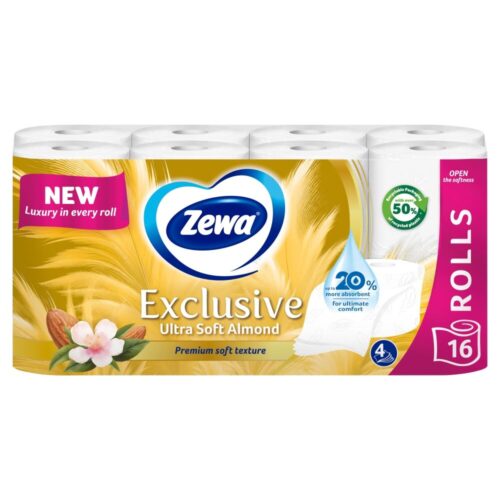 Zewa Exclusive Ultra Soft Almond 4 rétegű Toalettpapír 16 tekercs